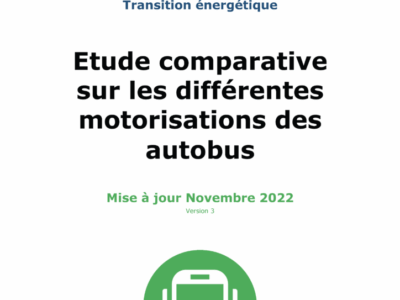 Couverture sur l'étude comparative sur les différentes motorisations des autobus.