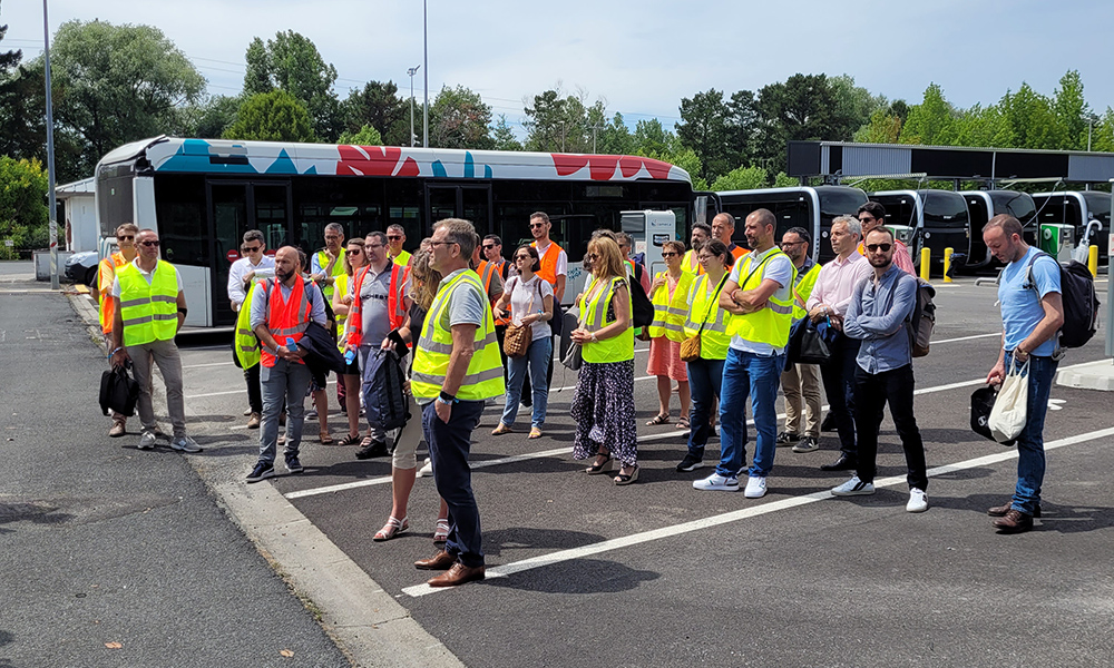 Trambus de SMPBA Journées AGIR 2023, Biarritz