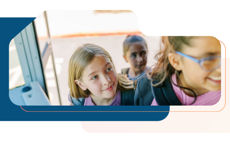 Couverture du guide sur la règle relative au transport assis des enfants.