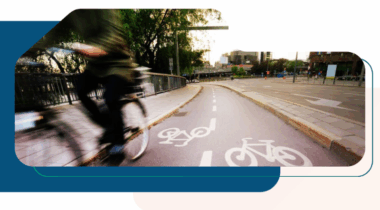 Couverture du guide "Aménagements cyclables" d'AGIR Transport.