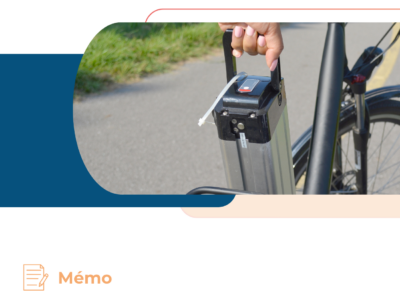 Couverture du mémo Emport des batteries des vélos à assistance électrique dans les autocars